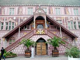 Facade of the ancient City Hall of Mulhouse (16th Century)